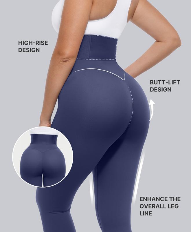 AirSlim ElasticFuse High-Waist Shaping Leggings – Targeted Tummy Control, All-Day Comfort & Support, Black