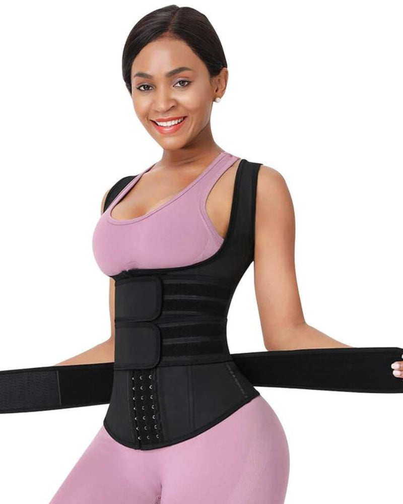 Shapecurve Plus-Size Waist Trainer Vest — Sculpting Shapewear for a Flawless Hourglass Silhouette