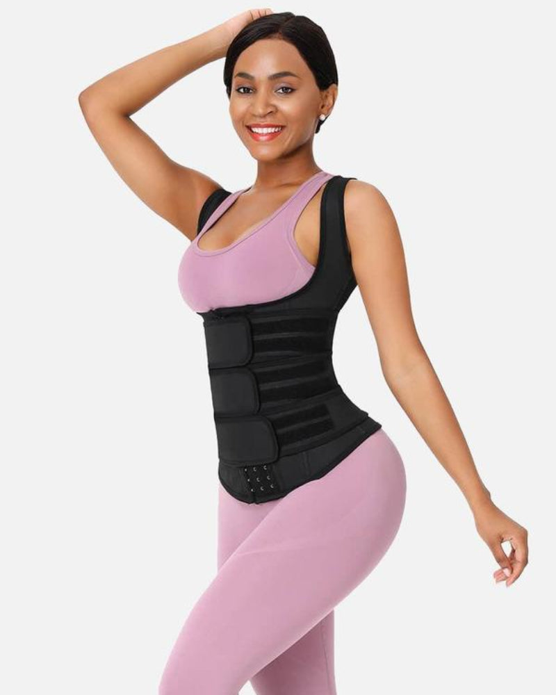 Shapecurve Plus-Size Waist Trainer Vest — Sculpting Shapewear for a Flawless Hourglass Silhouette
