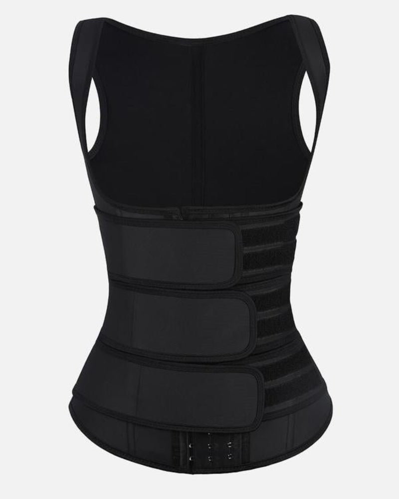 Shapecurve Plus-Size Waist Trainer Vest — Sculpting Shapewear for a Flawless Hourglass Silhouette