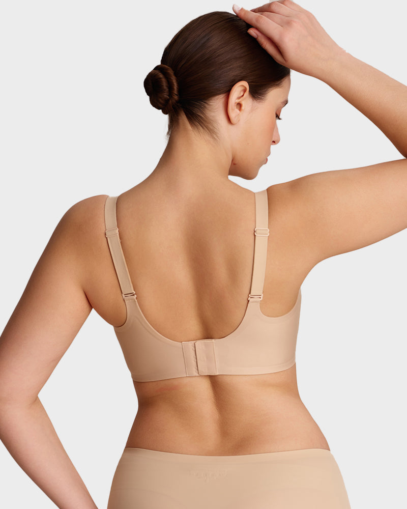 Invisible Jelly Lift Bra with Breathable Water-Drop Hollow Cups