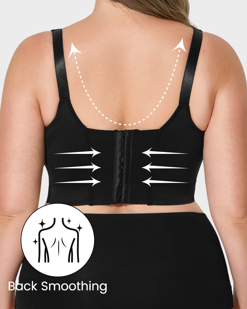 All-Day Comfort Full-Coverage Bra with Back-Smoothing Support