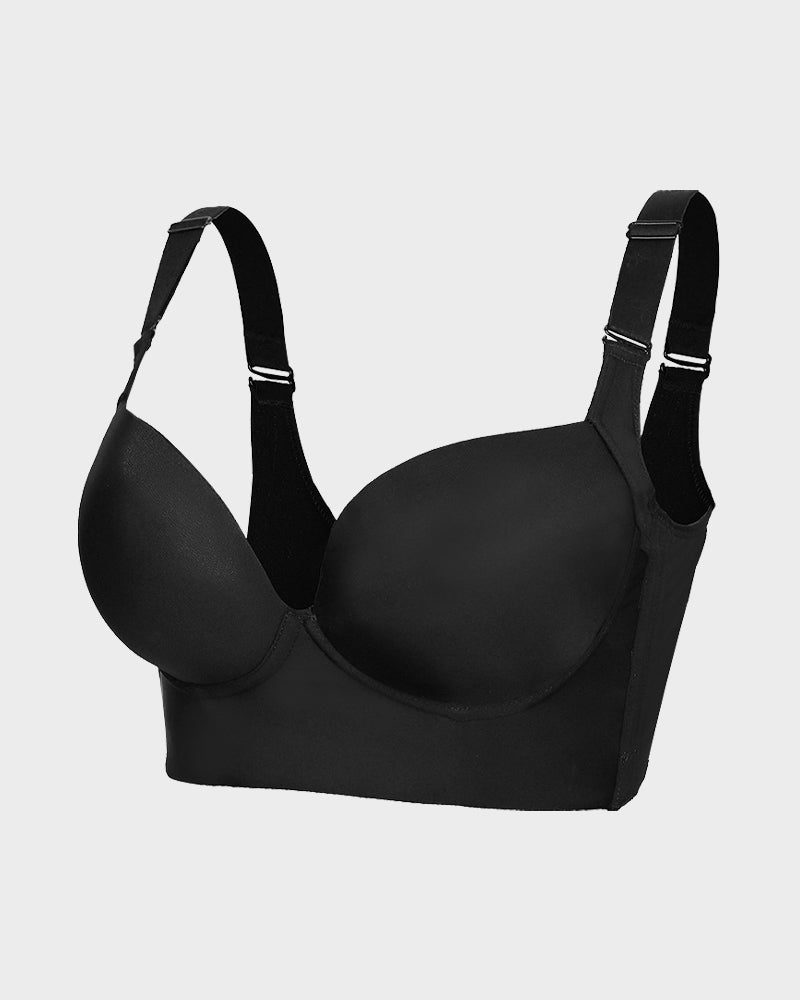All-Day Comfort Full-Coverage Bra with Back-Smoothing Support
