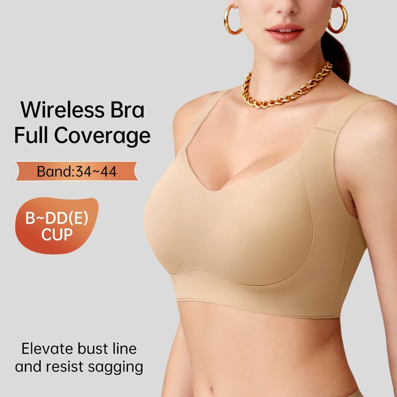 Wireless Push-Up Jelly Seamless Bra for Women