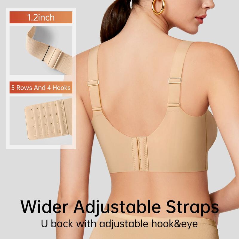 Wireless Push-Up Jelly Seamless Bra for Women