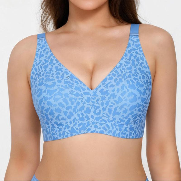 Deep-V Seamless Wireless Push-Up Bras for Women – All-Day Comfort and Flattering Lift