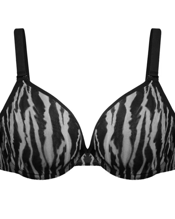 Air Light Plus-Size Mesh Underwire Minimizer Bra for Everyday Comfort and a Smoother Silhouette