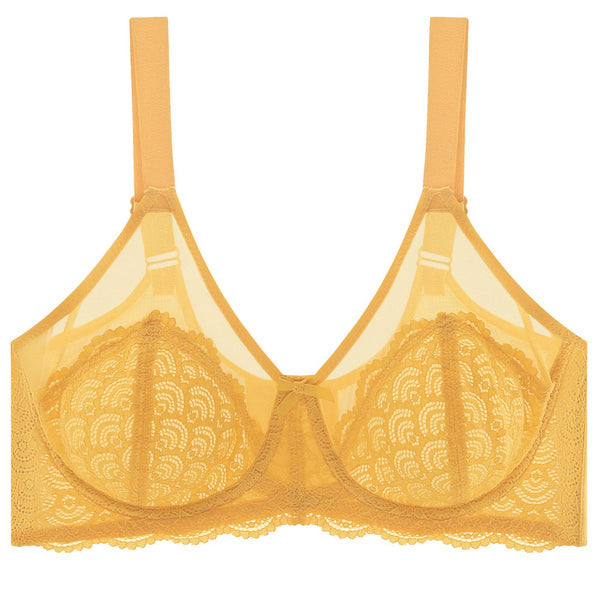 Full-Coverage Lace Minimizer Bra for a Sleek, Sculpted Silhouette