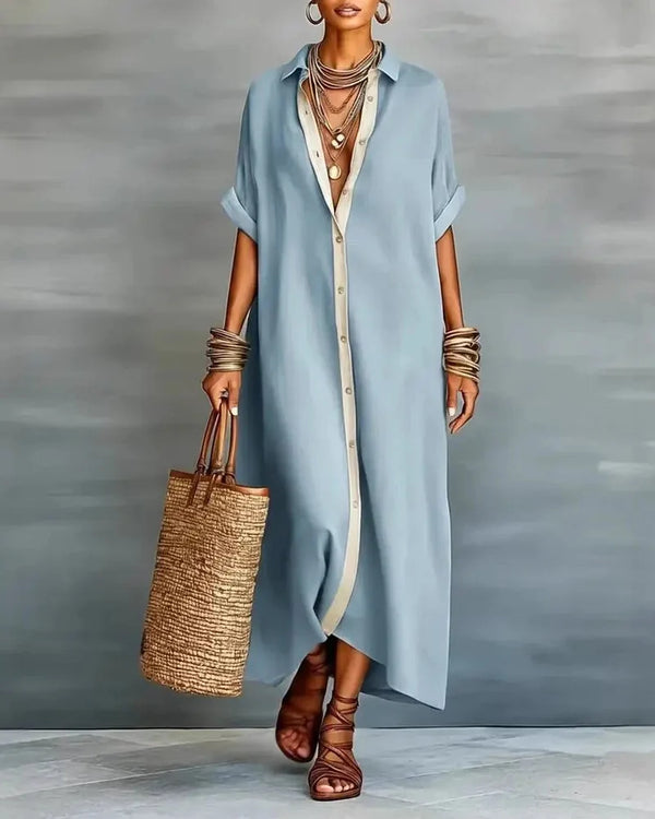 Effortless Oversized Shirt Dress - The Ultimate Beach, Vacation & Brunch Outfit
