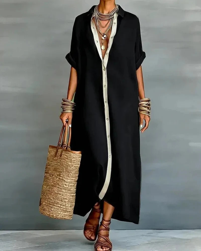 Effortless Oversized Shirt Dress - The Ultimate Beach, Vacation & Brunch Outfit