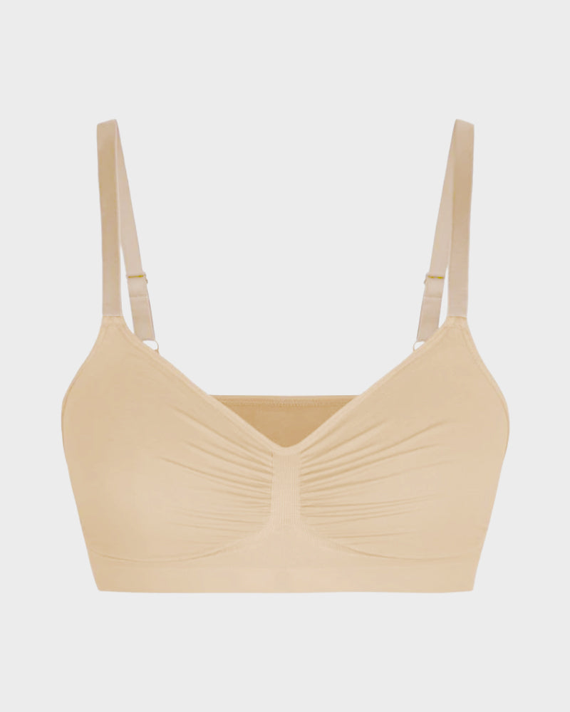 Seamless Wire-Free Shaping Bra for All-Day Comfort