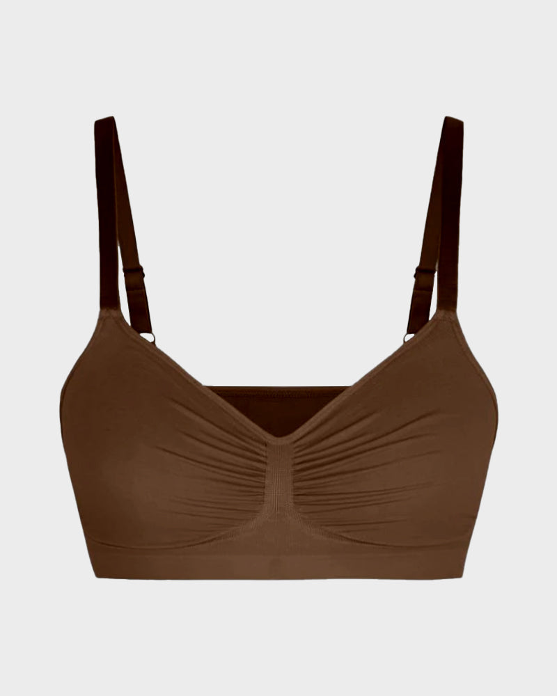 Seamless Wire-Free Shaping Bra for All-Day Comfort