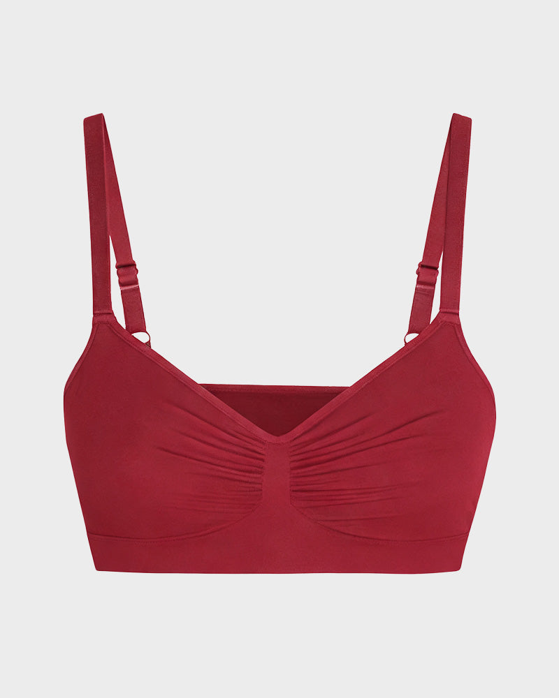 Seamless Wire-Free Shaping Bra for All-Day Comfort
