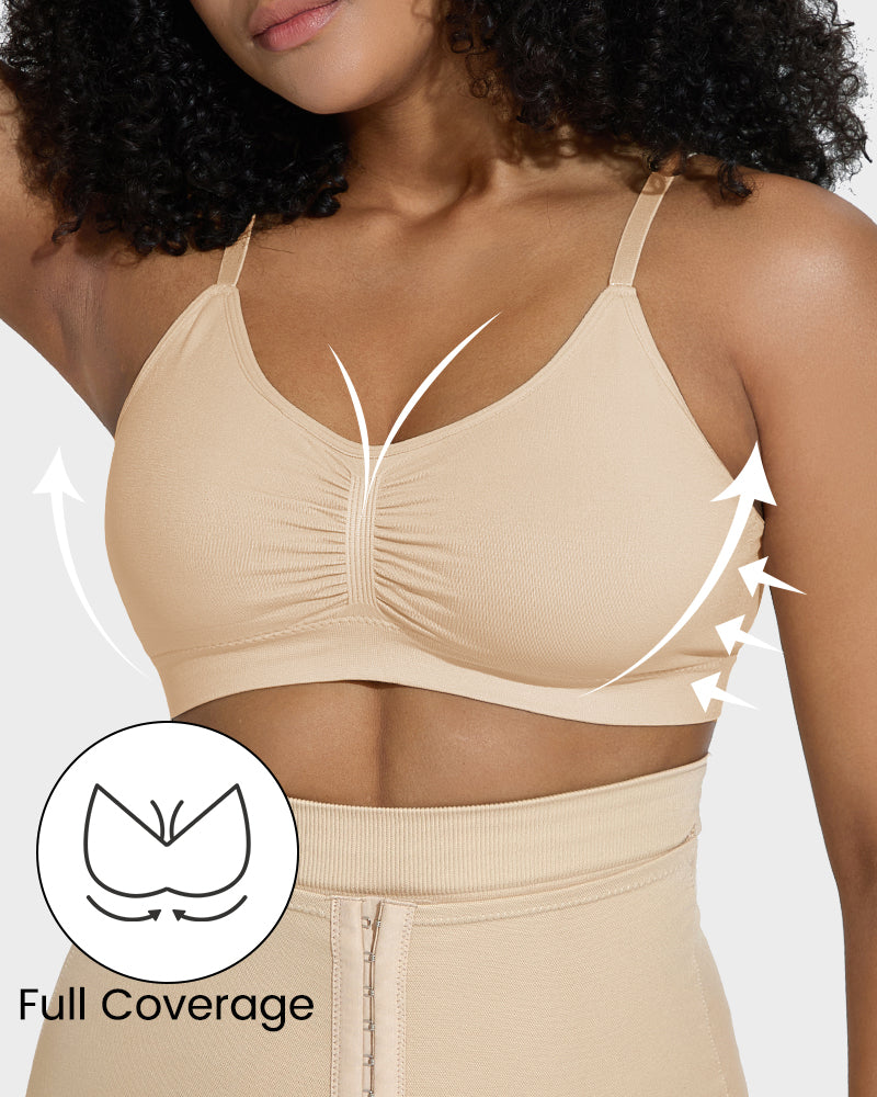 Seamless Wire-Free Shaping Bra for All-Day Comfort