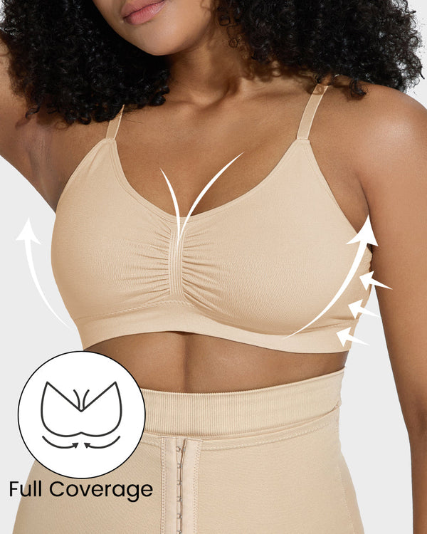 Seamless Wire-Free Shaping Bra for All-Day Comfort