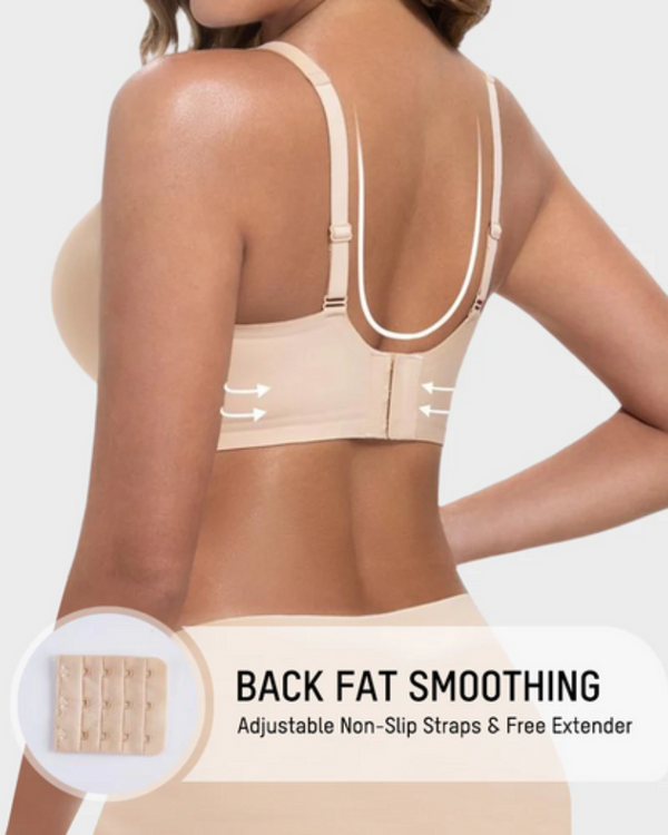 Jelly Soft Wireless Deep-V Lift Bra - All-Day Comfort & Support