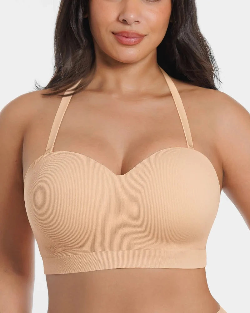 Seamless Strapless Wirefree Non-Slip Bra for All-Day Comfort