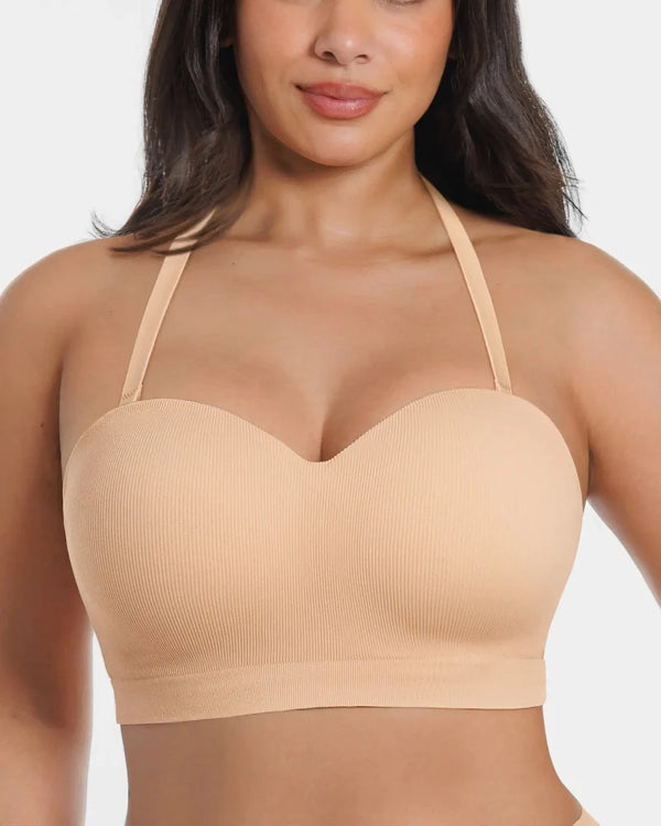 Seamless Strapless Wirefree Non-Slip Bra for All-Day Comfort