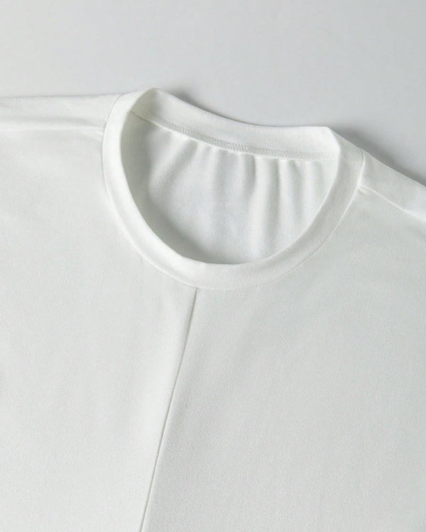 Women's Cozy Knit Round-Neck Drop-Shoulder Cross-Back Top