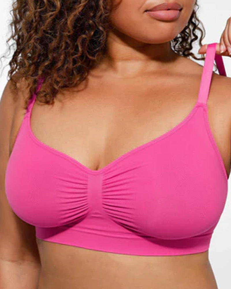 Seamless Wire-Free Shaping Bra for All-Day Comfort