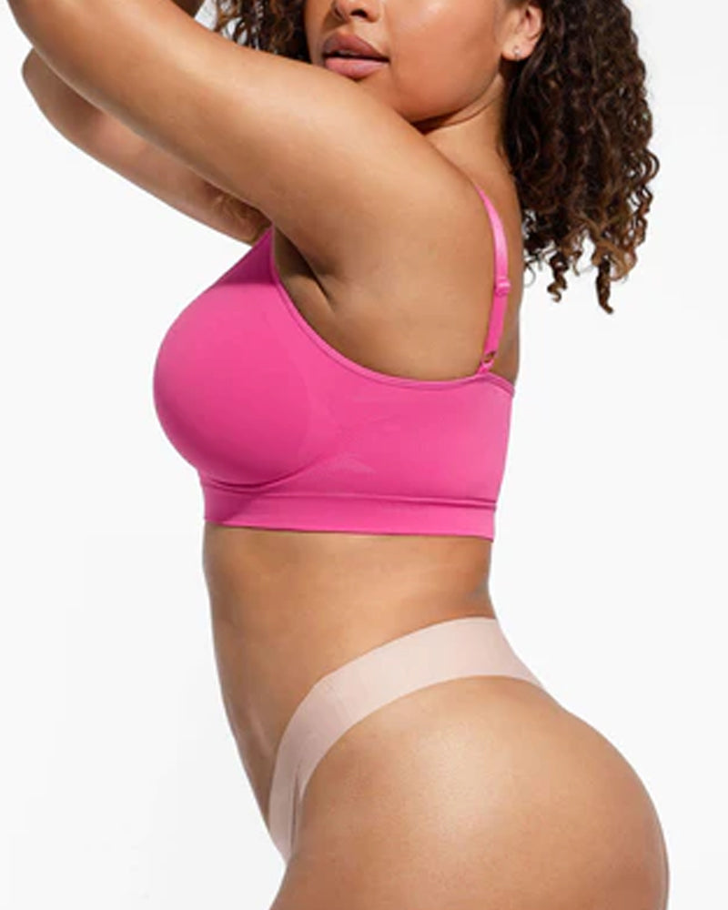 Seamless Wire-Free Shaping Bra for All-Day Comfort