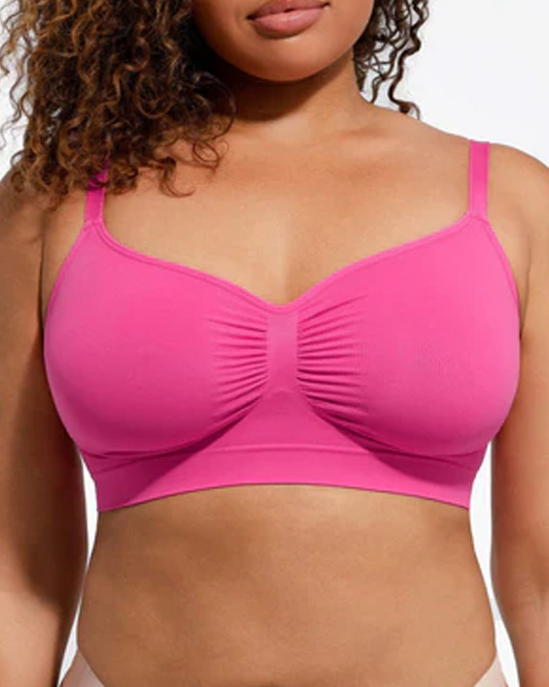Seamless Wire-Free Shaping Bra for All-Day Comfort