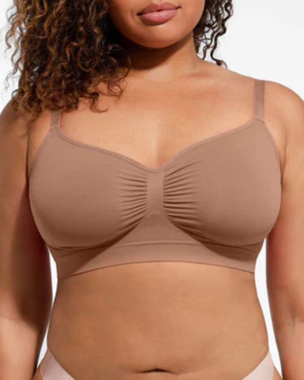 Seamless Wire-Free Shaping Bra for All-Day Comfort