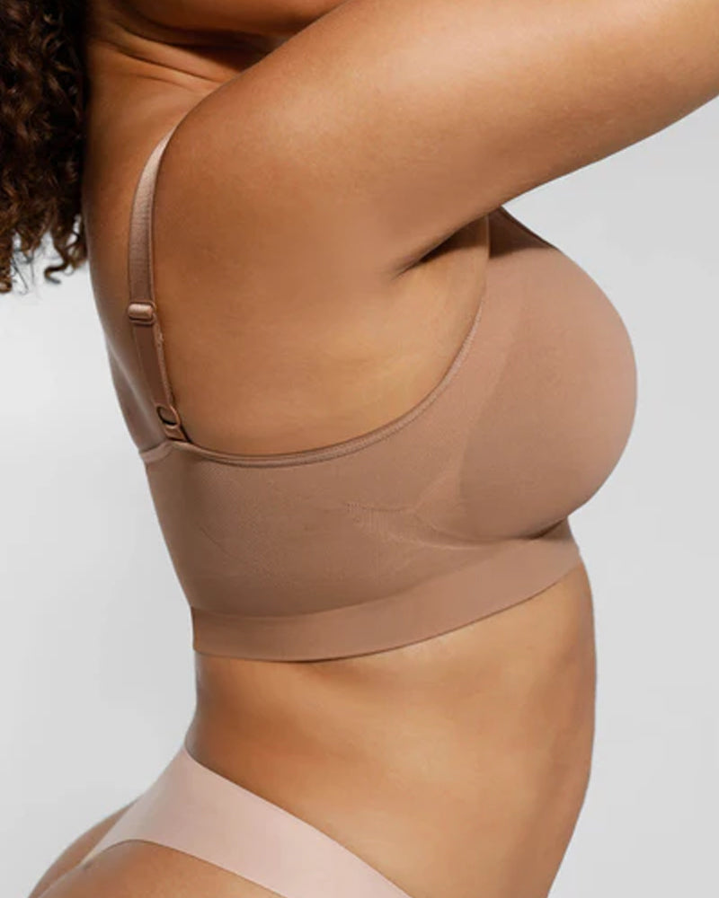Seamless Wire-Free Shaping Bra for All-Day Comfort