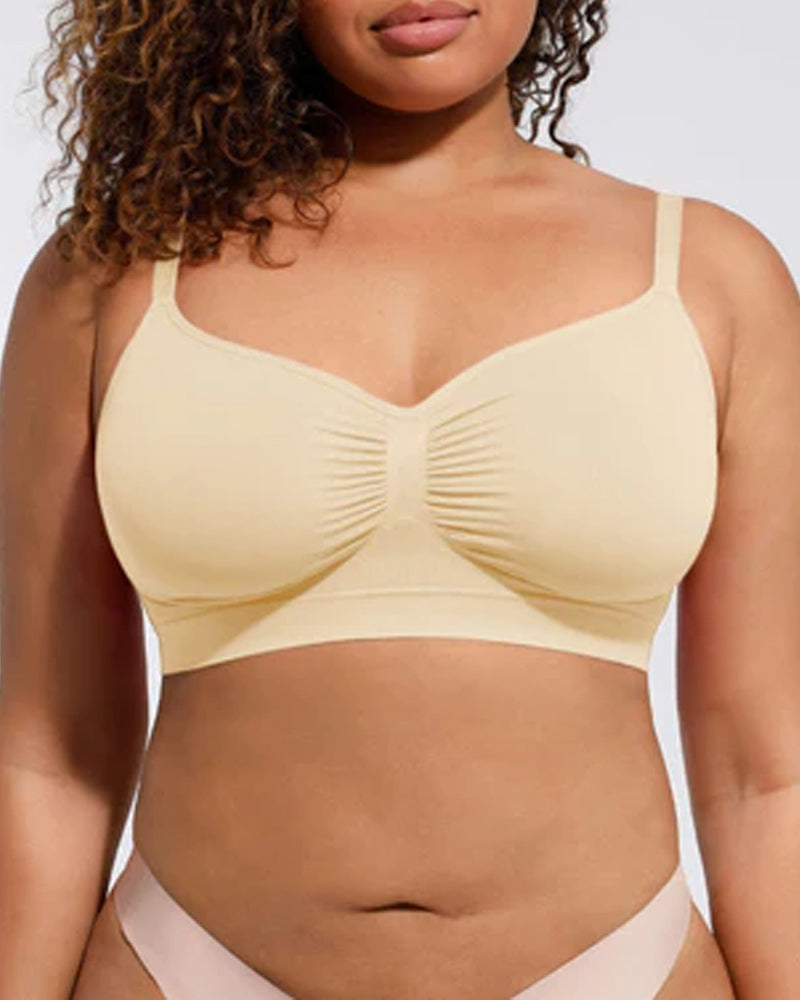 Seamless Wire-Free Shaping Bra for All-Day Comfort