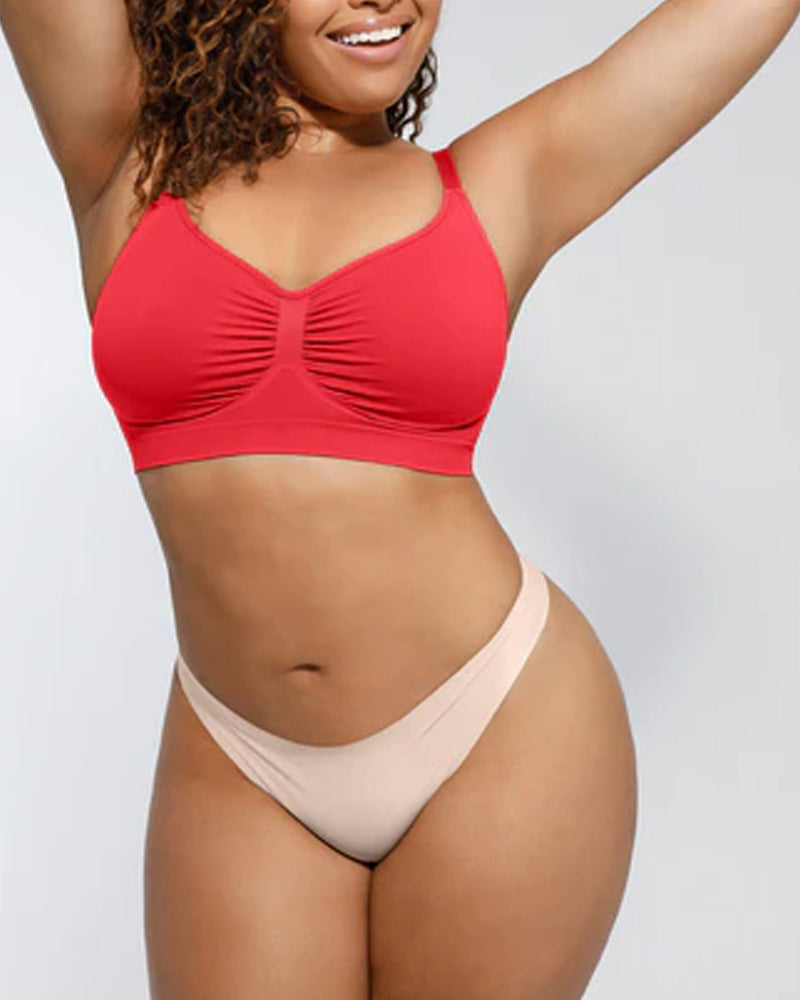 Seamless Wire-Free Shaping Bra for All-Day Comfort