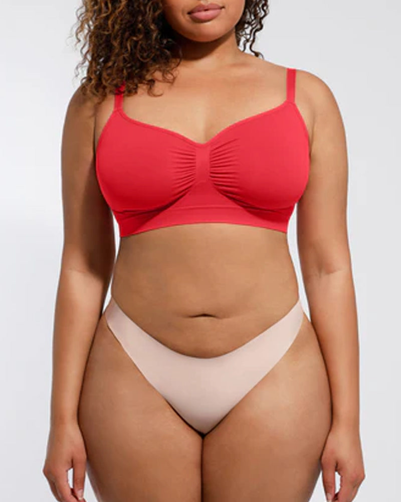 Seamless Wire-Free Shaping Bra for All-Day Comfort