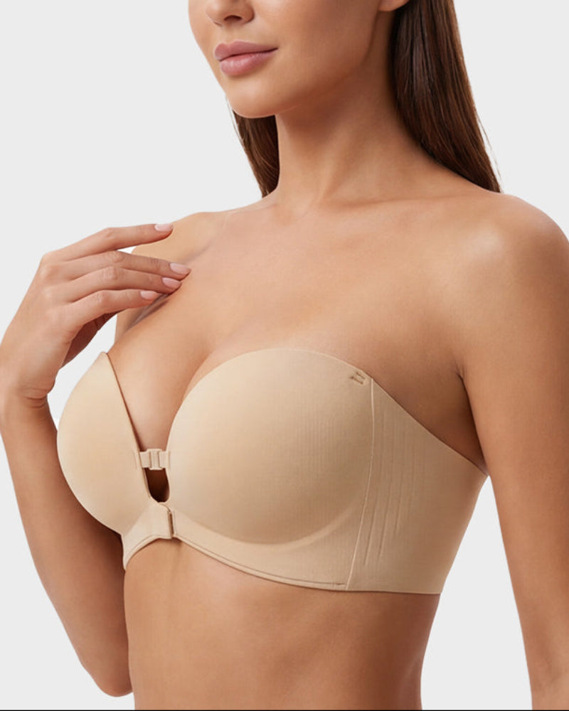 All-Day Comfort Seamless Non-Slip Wireless Padded Support Bra