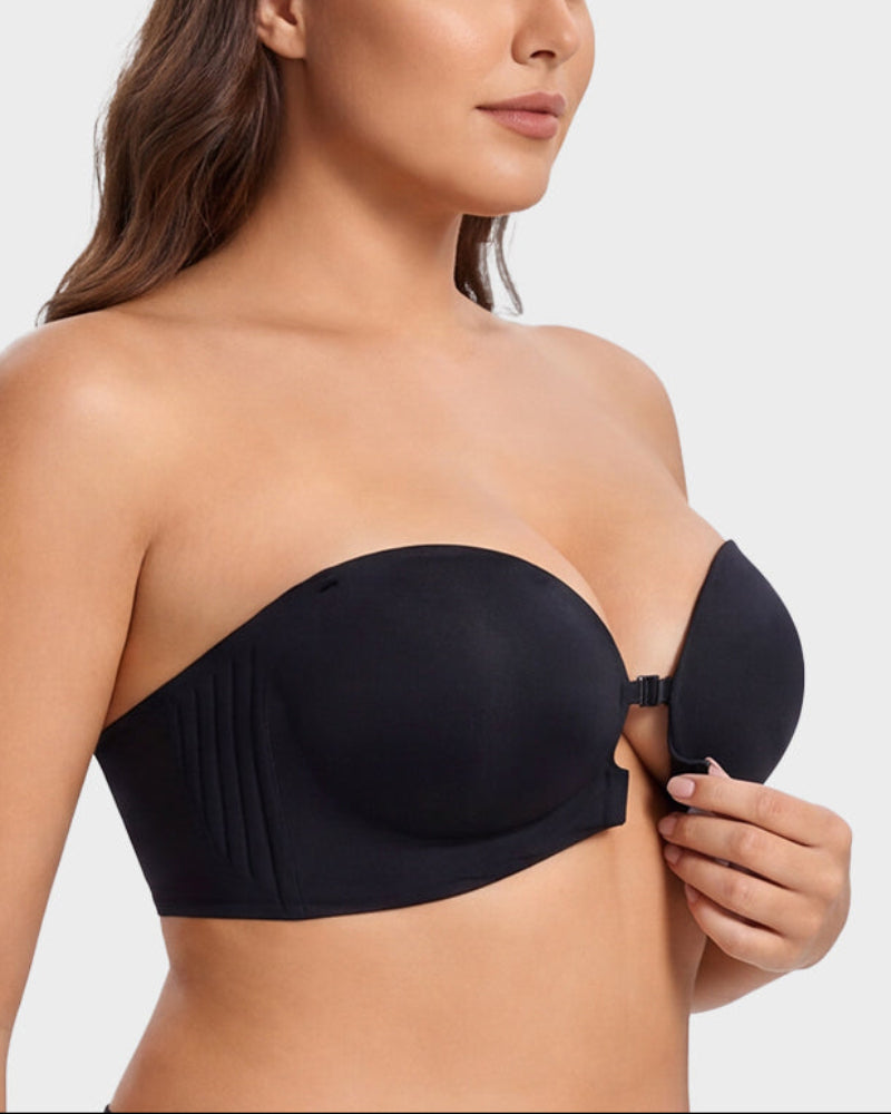 All-Day Comfort Seamless Non-Slip Wireless Padded Support Bra