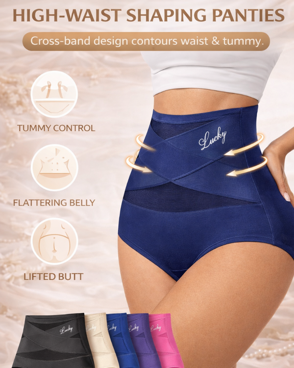 Seamless High-Waist Shaping Panties for Tummy Control and Sleek Curves