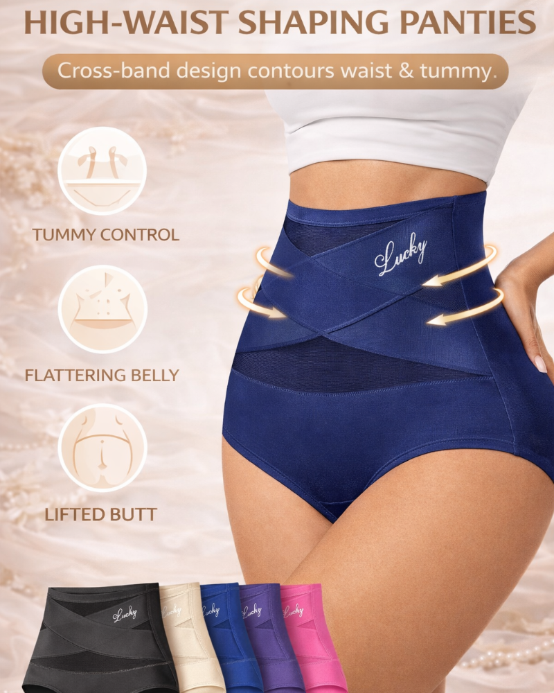 Lucky Panties 4-Pack: High-Waist Seamless Shaping Panties for Tummy Control