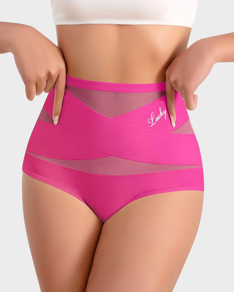 Lucky Panties 4-Pack: High-Waist Seamless Shaping Panties for Tummy Control