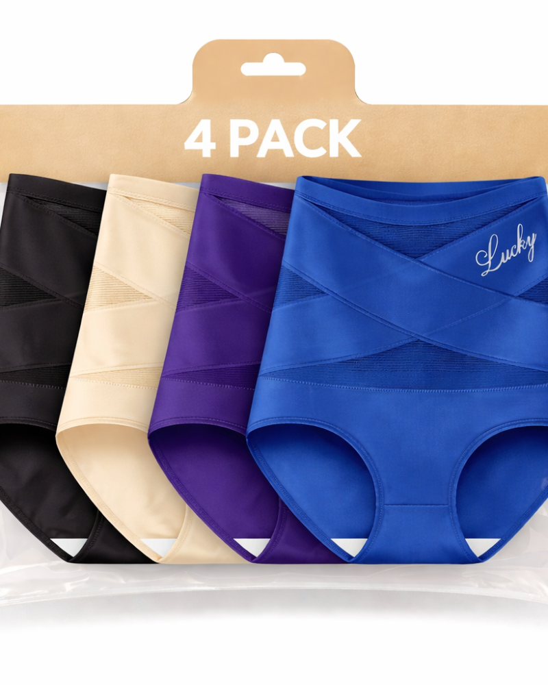 Lucky Panties 4-Pack: High-Waist Seamless Shaping Panties for Tummy Control
