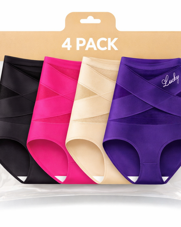 Lucky Panties 4-Pack: High-Waist Seamless Shaping Panties for Tummy Control