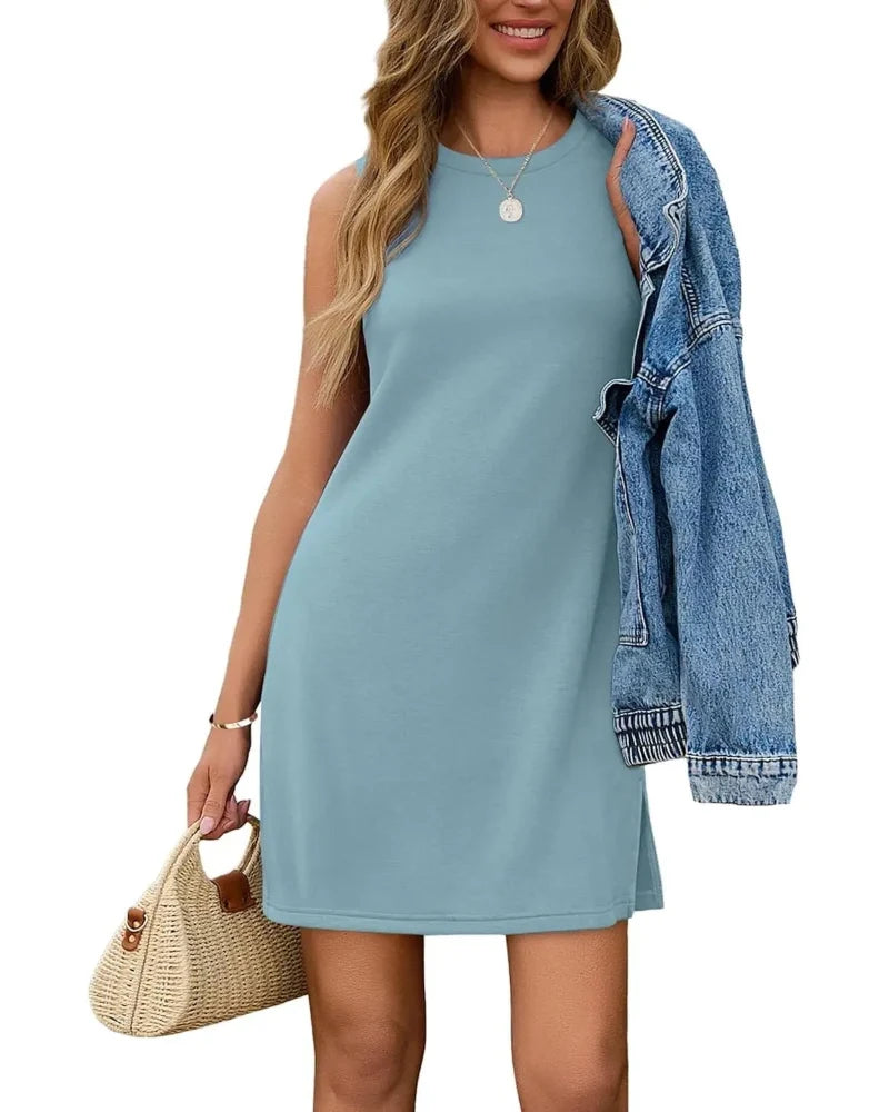 Women's Casual Sleeveless Summer Tank Dress - Lightweight, Breezy Comfort (2026 Collection)