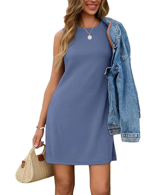Women's Casual Sleeveless Summer Tank Dress - Lightweight, Breezy Comfort (2026 Collection)