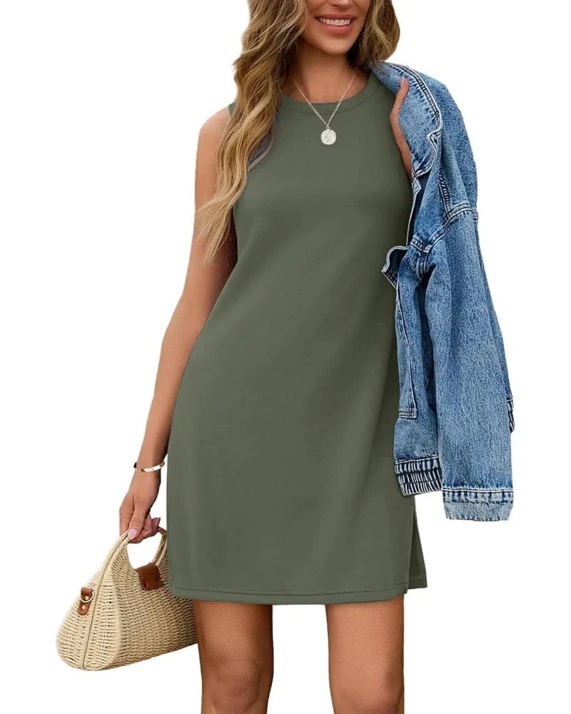 Women's Casual Sleeveless Summer Tank Dress - Lightweight, Breezy Comfort (2026 Collection)
