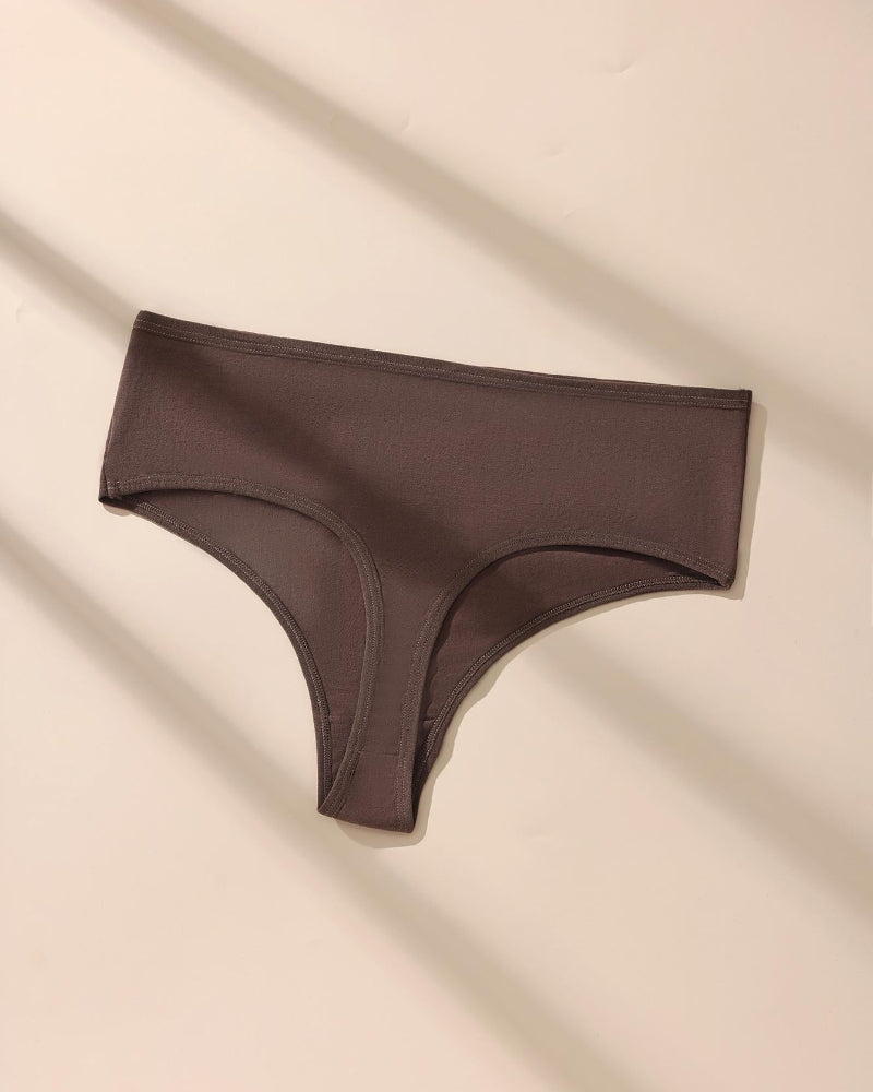 Contour-Enhancing High-Waist Seamless Thongs with Tummy Control, Ultra-Soft Stretch, No-Show Silhouette