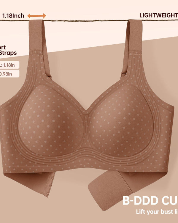All-Day Comfort Wireless Full-Coverage Jelly-Smoothing Bra for Everyday Support