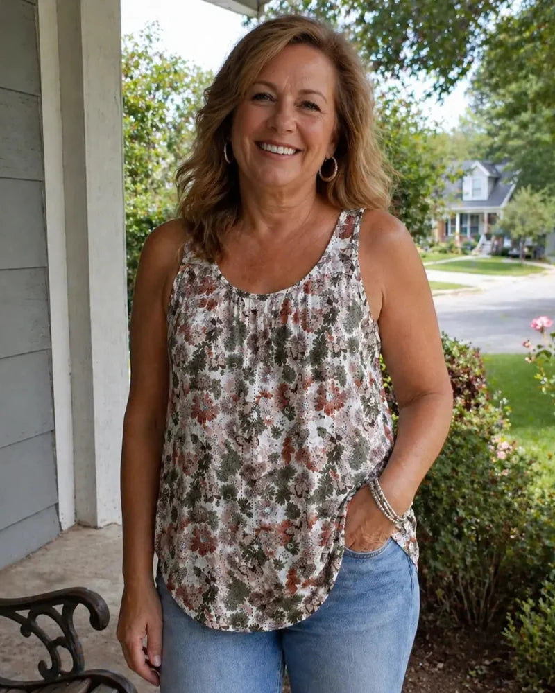 Women's Peplum Tank Tops - Sleeveless V-Neck, Stretchy Babydoll Tops for Summer