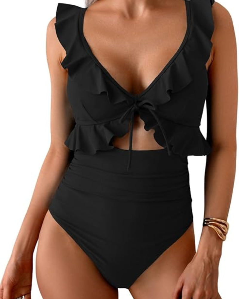 Confidence-Boosting V-Neck Swimsuit Main image