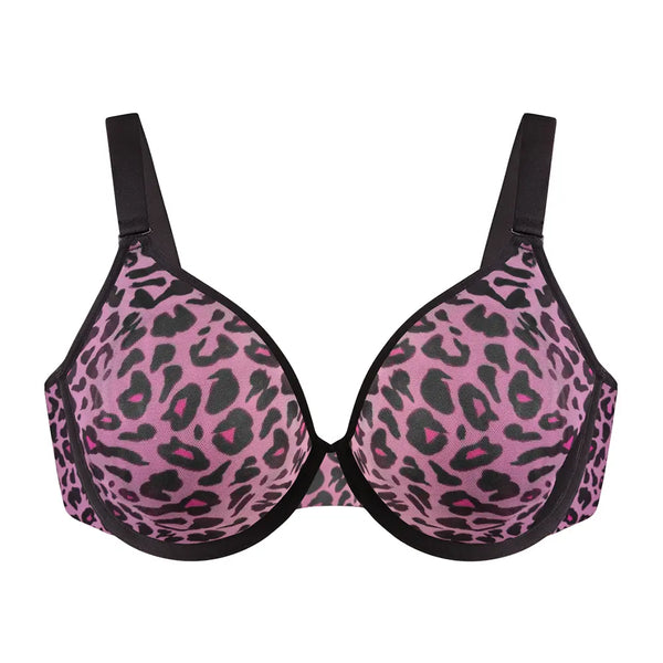 Air Light Plus-Size Mesh Underwire Minimizer Bra for Everyday Comfort and a Smoother Silhouette