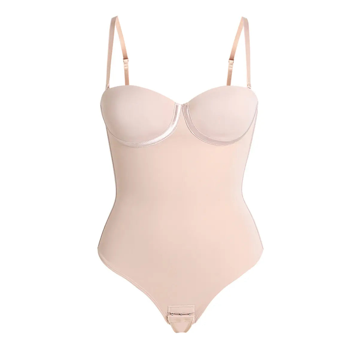 Seamless Lace-Up Bodysuit for a Sleek, Curved Silhouette Secondary image