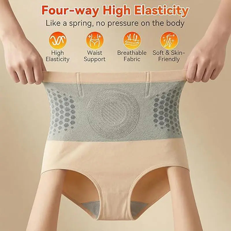 Flattering High-Waist Shaping Yoga Panties with Tummy Control