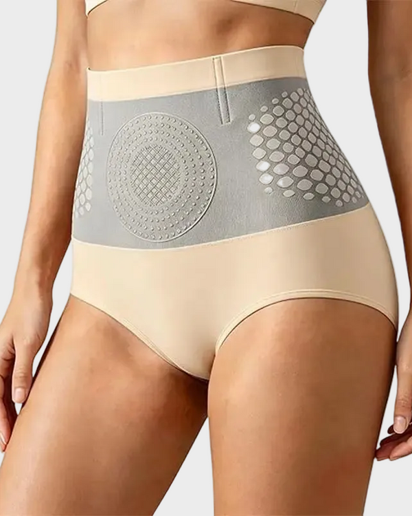 Flattering High-Waist Shaping Yoga Panties with Tummy Control