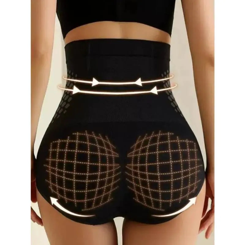 Flattering High-Waist Shaping Yoga Panties with Tummy Control